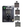2 Kit plaquettes frein Malaguti Warrior 125 F-18 Avant et Arrière 038-150 - EBC FA47 et FA298 - Raven 103-172