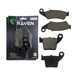 2 Kit plaquettes frein Honda CRF 250 R  Avant et Arrière 041-176 - EBC FA185 et FA346 - Raven 103-174