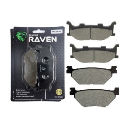 2 Kit plaquettes frein Yamaha XVS 950 V-Star  Avant et Arrière 048-165 - EBC FA179 et FA319/2 - Raven 103-180