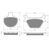 2 Kit plaquettes frein Harley-davidson Softail Heritage Softail Nostalgia FLSTN Avant et Arrière 057-056 - EBC FA94 et FA200 - R