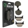 2 Kit plaquettes frein Harley-davidson Sportster 883 Deluxe XL883DLX Avant et Arrière 057-056 - EBC FA94 et FA200 - Raven 103-18
