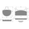 2 Kit plaquettes frein Harley-davidson Touring Tour Glide Ultra Classic FLTCU Avant et Arrière 057-063 - EBC FA94 et FA201 - Rav