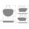 2 Kit plaquettes frein Harley-davidson Softail Heritage Classic Shrine FLSTCI Avant et Arrière 057-181 - EBC FA94 et FA400 - Rav