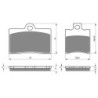 2 Kit plaquettes frein Benelli 666 125 Born in Hell Avant et Arrière 064-098 - EBC FA95 et FA193 - Raven 103-186