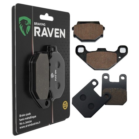 2 Kit plaquettes frein Aprilia RX 50  Avant et Arrière 094-121 - EBC FA173 et FA115 - Raven 103-193