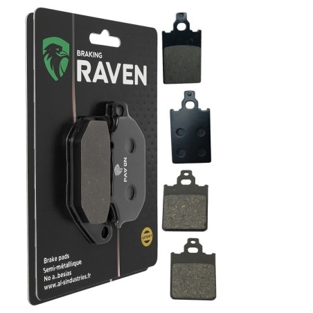 2 Kit plaquettes frein Aprilia Climber 275  Avant et Arrière 115-096 - EBC FA116 et FA60 - Raven 103-197