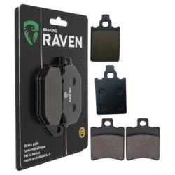 2 Kit plaquettes frein Italjet Formula 125  Avant et Arrière 118-098 - EBC FA186 et FA193 - Raven 103-200
