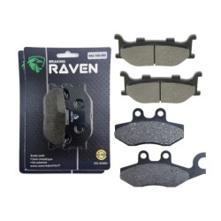 2 Kit plaquettes frein Italjet Jupiter 250  Avant et Arrière 099-215 - EBC FA199 et FA374 - Raven 103-209