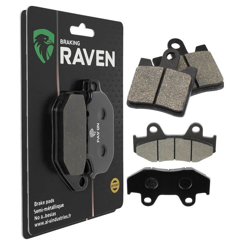 2 Kit plaquettes frein Suzuki Burgman 400 AN  Avant et Arrière 147-102 - EBC FA283 et FA92/3 SFA323/3 - Raven 103-211