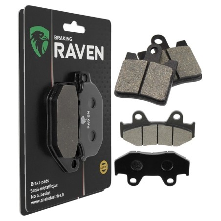 2 Kit plaquettes frein Suzuki Burgman 400 AN  Avant et Arrière 147-102 - EBC FA283 et FA92/3 SFA323/3 - Raven 103-211