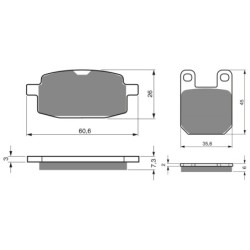 2 Kit plaquettes frein Fym CR 110  Avant et Arrière 114-121 - EBC FA169 et FA115 - Raven 103-213