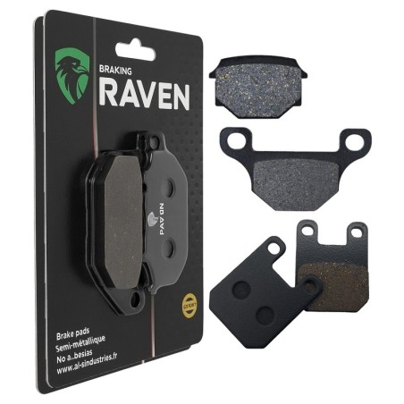 2 Kit plaquettes frein Sherco 0.5 50 SE SM Avant et Arrière 289-121 - EBC FA93 et FA115 - Raven 103-216