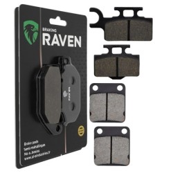 2 Kit plaquettes frein Suzuki RM 65  Avant et Arrière 167-144 - EBC FA302 et FA54 - Raven 103-222