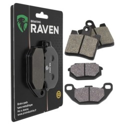 2 Kit plaquettes frein Sym GT 500  Avant et Arrière 147-183 - EBC FA283 et FA305 - Raven 103-225