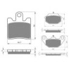 2 Kit plaquettes frein Sym GT 500  Avant et Arrière 147-183 - EBC FA283 et FA305 - Raven 103-225