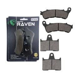2 Kit plaquettes frein Honda VT 750 Shadow  Avant et Arrière 257-148 - EBC FA388 HH et FA254 - Raven 103-226