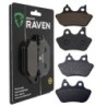 2 Kit plaquettes frein Harley-davidson Cvo Softail Fat Boy FLSTFSE2 Avant et Arrière 181-244 - EBC FA400 et FA434 - Raven 103-23