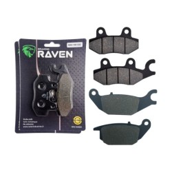 2 Kit plaquettes frein Honda XL 125 Varadero  Avant et Arrière 332-221 - EBC FA197 et FA343 - Raven 103-235