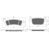 2 Kit plaquettes frein Honda SH 125 I Avant et Arrière 257-287 - EBC FA388 HH et SFA415 - Raven 103-237