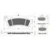 2 Kit plaquettes frein Suzuki Sixteen 150 UX  Avant et Arrière 257-373 - EBC FA388 HH et FA413 - Raven 103-240
