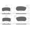 2 Kit plaquettes frein Harley-davidson Dyna Street Bob FXDBP Avant et Arrière 275-273 - EBC FA457HH et FA458HH - Raven 103-242