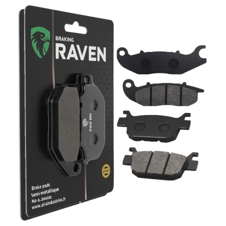 2 Kit plaquettes frein Honda ADV 160  Avant et Arrière 278-287 - EBC FA465 et SFA415 - Raven 103-244