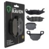 2 Kit plaquettes frein Derbi Terra 125 Adventure Euro Avant et Arrière 278-289 - EBC FA465 et FA93 - Raven 103-245