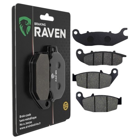 2 Kit plaquettes frein Honda CRF 250 M  Avant et Arrière 278-311 - EBC FA465 et FA629TT - Raven 103-246