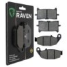 2 Kit plaquettes frein Honda CB 125 Neo Sport Cafe  Avant et Arrière 379-311 - EBC FA679HH et FA629TT - Raven 103-248