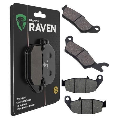 2 Kit plaquettes frein Suzuki GSX-S 125  Avant et Arrière 381-311 - EBC FA715 et FA629TT - Raven 103-249