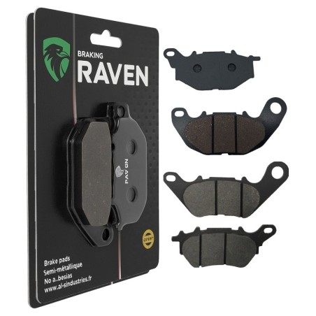 2 Kit plaquettes frein Yamaha X-Max 250  Avant et Arrière 369-370 - EBC FA663 et FA662 - Raven 103-252