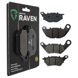 2 Kit plaquettes frein Yamaha X-Max 300  Avant et Arrière 369-370 - EBC FA663 et FA662 - Raven 103-252