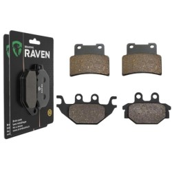 2 Kit plaquettes frein Yamaha MT-125  Avant et Arrière Nc -  - Raven 103-256