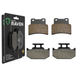 2 Kit plaquettes frein Yamaha MT-125  Avant et Arrière Nc -  - Raven 103-257