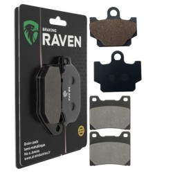2 Kit plaquettes frein Yamaha RZ 350  Avant et Arrière Nc -  - Raven 103-258