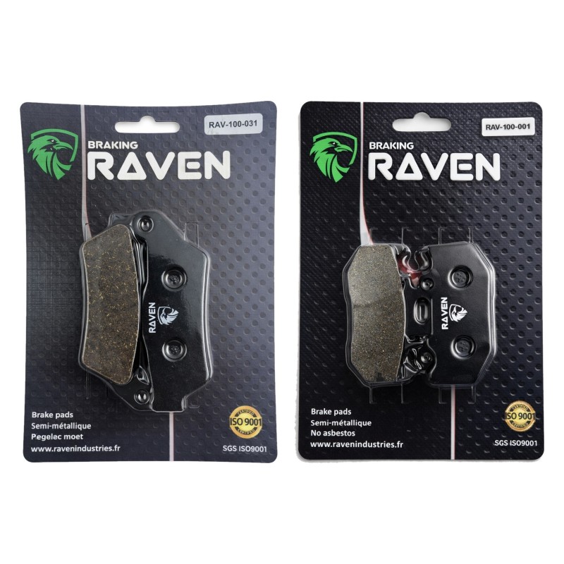 2 Kit plaquettes frein Yamaha TT 600S  Avant et Arrière Nc -  - Raven 103-260