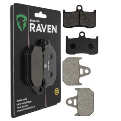 2 Kit plaquettes frein Yamaha TZ 250  Avant et Arrière Nc -  - Raven 103-263
