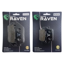 2 Kit plaquettes frein Yamaha WR 250X  Avant et Arrière Nc -  - Raven 103-265