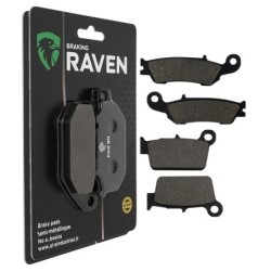 2 Kit plaquettes frein Yamaha WRF 450  Avant et Arrière Nc -  - Raven 103-266