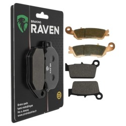 2 Kit plaquettes frein Yamaha YZ 250  Avant et Arrière Nc -  - Raven 103-267