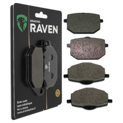 2 Kit plaquettes frein Yamaha XTZ 600 Tenere  Avant et Arrière Nc -  - Raven 103-272