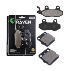 2 Kit plaquettes frein Yamaha YZ 250  Avant et Arrière Nc -  - Raven 103-274