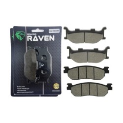 2 Kit plaquettes frein Yamaha Skyliner 250  Avant et Arrière Nc -  - Raven 103-278