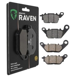 2 Kit plaquettes frein Yamaha Nmax 125  Avant et Arrière Nc -  - Raven 103-279