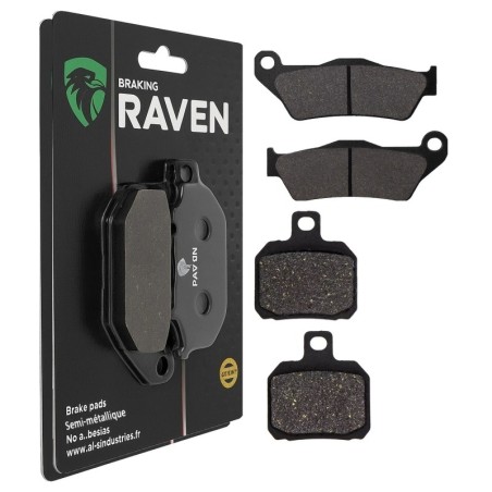 2 Kit plaquettes frein Yamaha Skycruiser 125  Avant et Arrière Nc -  - Raven 103-280