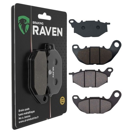 2 Kit plaquettes frein Yamaha X-Max 125 ABS  Avant et Arrière Nc -  - Raven 103-283