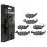 3 Kit plaquettes frein Kawasaki ZR-7 750  Av G, Av D et Ar 104-124X2 -  - Raven 104-001