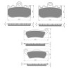 2 Kit plaquettes frein Bmw R 1150 RT  Av G, Av D et Ar 292-196X2 -  - Raven 104-002