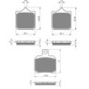 2 Kit plaquettes frein Ducati Superbike 999 R S Xerox Av G, Av D et Ar 152-177X2 -  - Raven 104-004