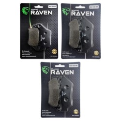 3 Kit plaquettes frein Bmw F 750 GS  Av G, Av D et Ar 023-106X2 -  - Raven 104-009